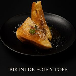 bikini de foie y tofe