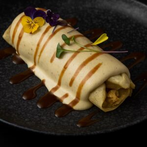 burrito de boletus trufado