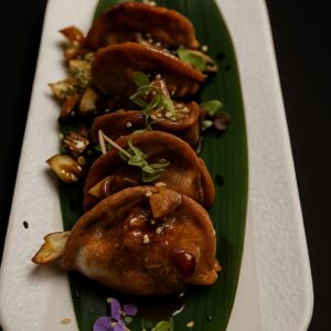 gyozas de chuleta de vaca