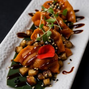 gyozas de langostinos